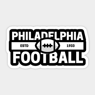 Philadelphia Eagles Football Estd 1933 Sticker